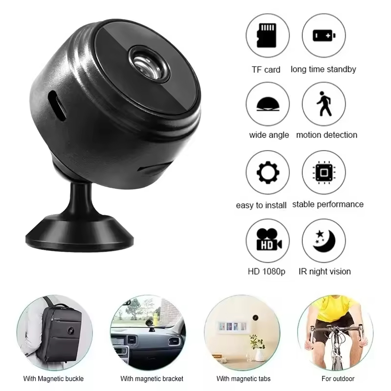 Home Security Panel - A9 Mini WiFi HD 1080P Security