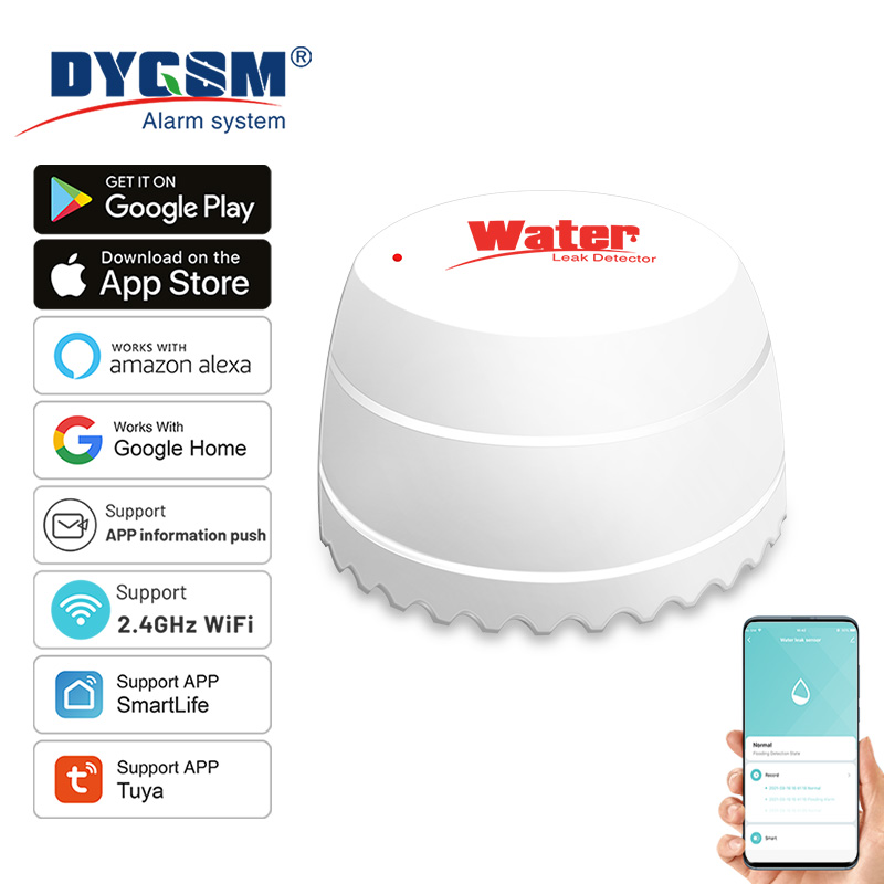 Home Security App - Tuya WiFi Water Leak Detector Flood