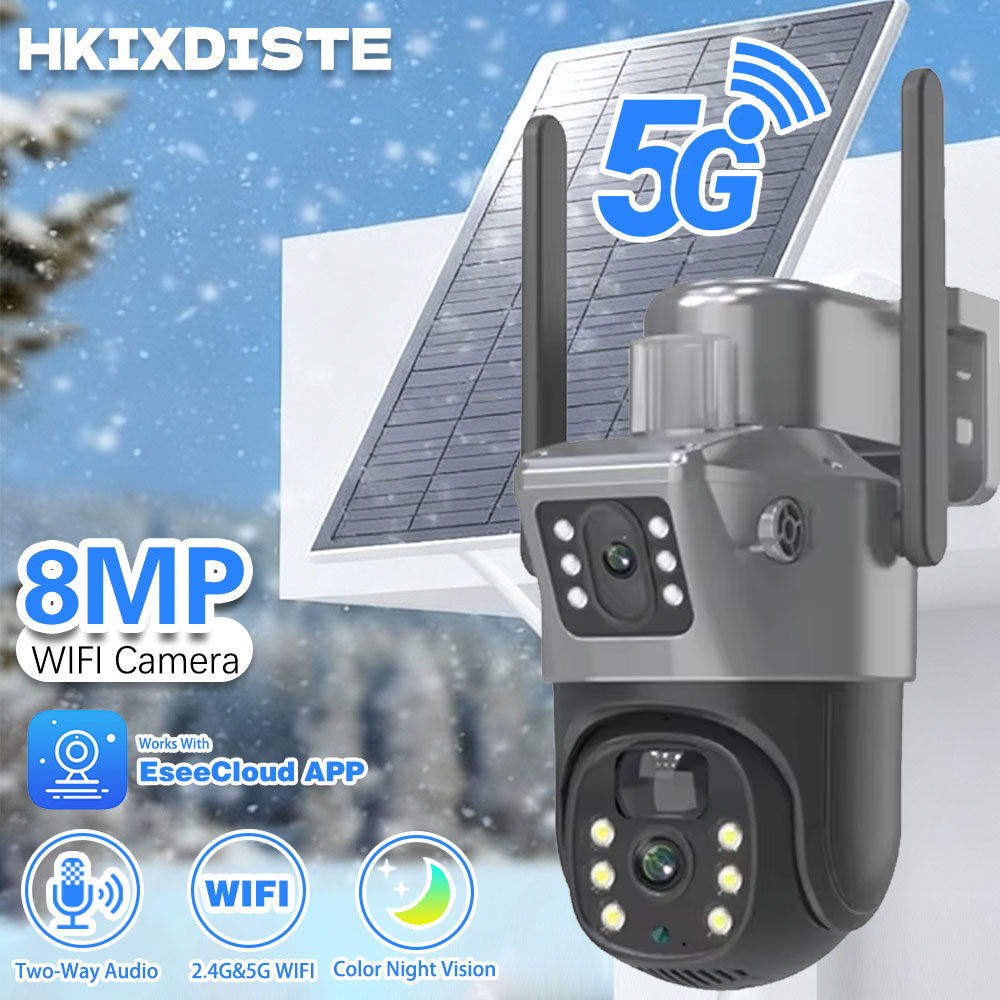 Home Security Product - Eseecloud 8MP Outdoor Solar PTZ CCTV
