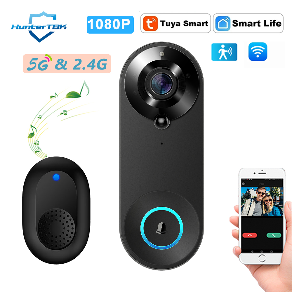 Home Security Brand - 5G 2.4G WiFi Video Doorbell 1080P