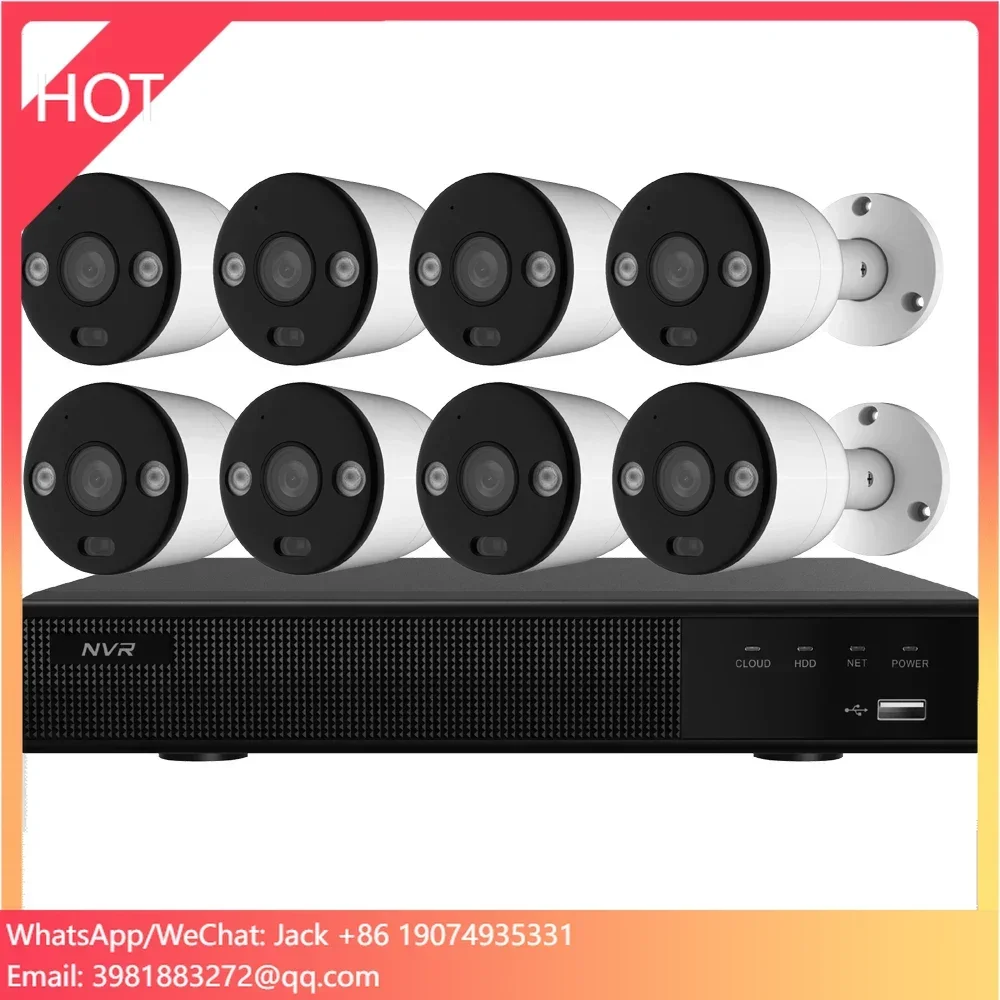 Home Security Outdoor Camera System - 8CH 4K PoE Security Camera System