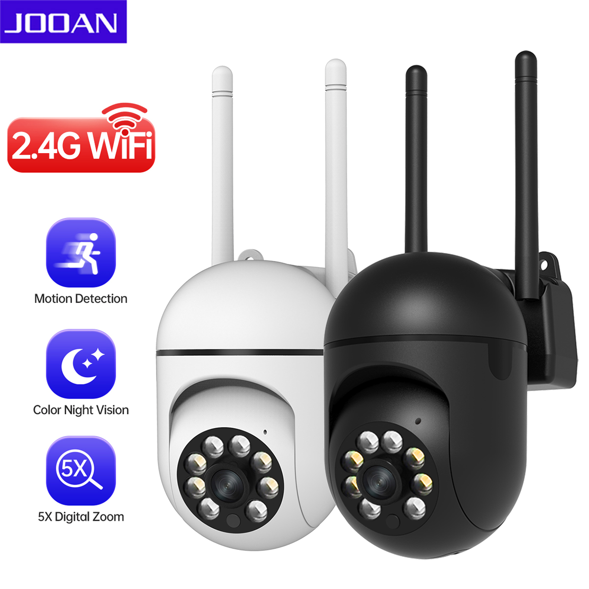 Home Security Tech - JOOAN 1296P PTZ IP Camera Smart