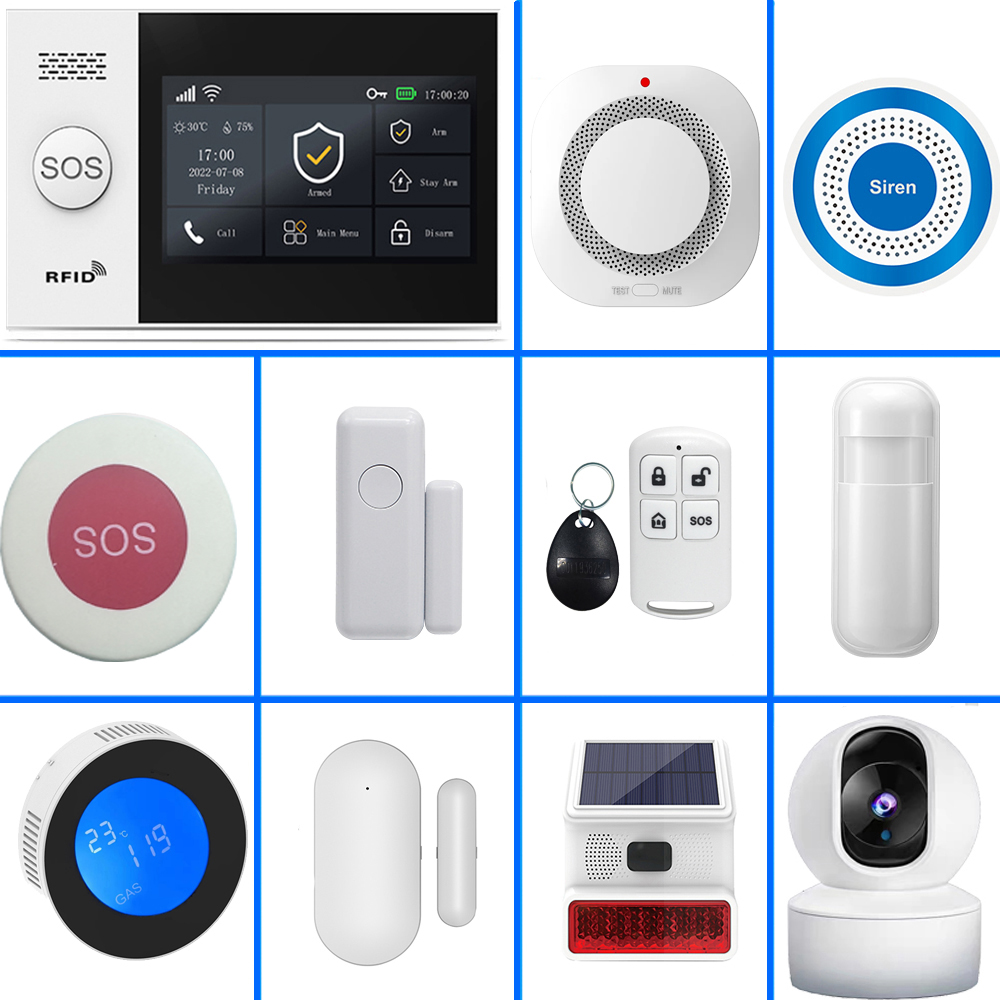 Home Security Panel - PGST 4G Tuya Smart Home Alarm