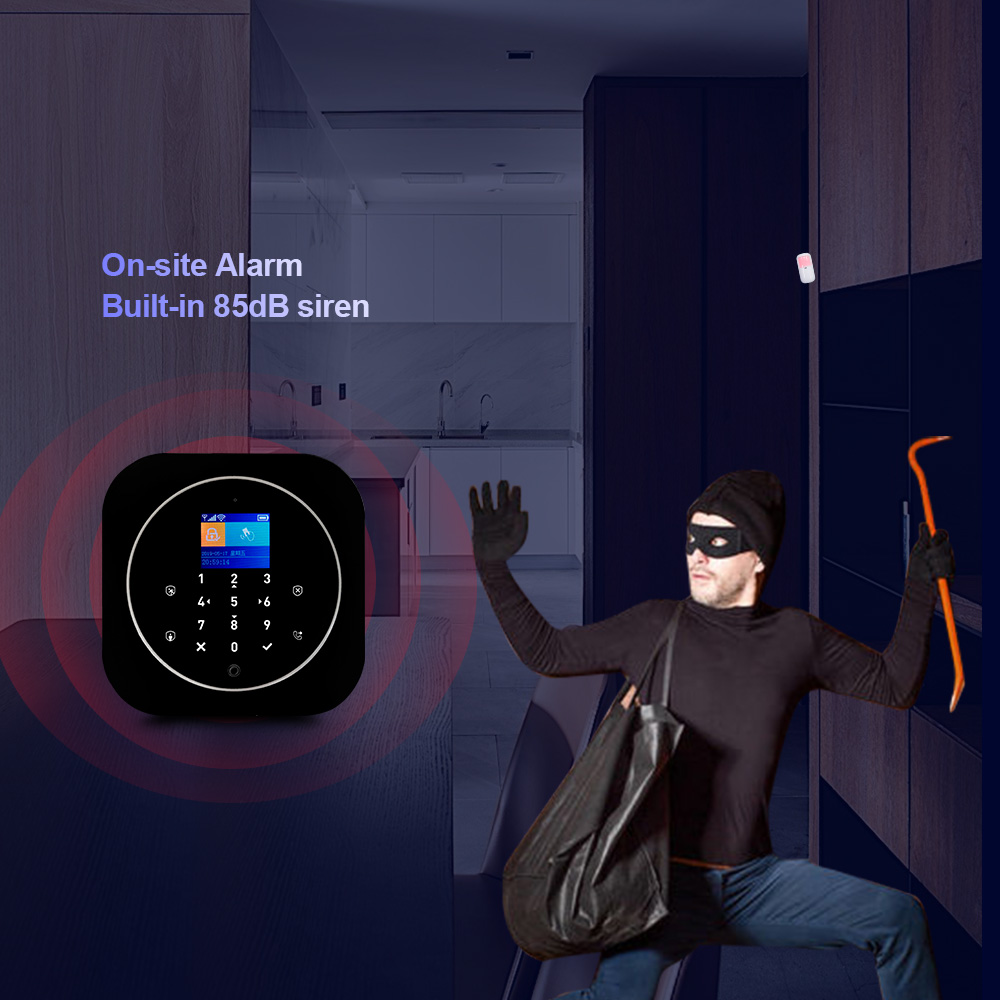 KERUI G12 2G Wifi Wireless Hom - đánh giá và giá Home Security Panel