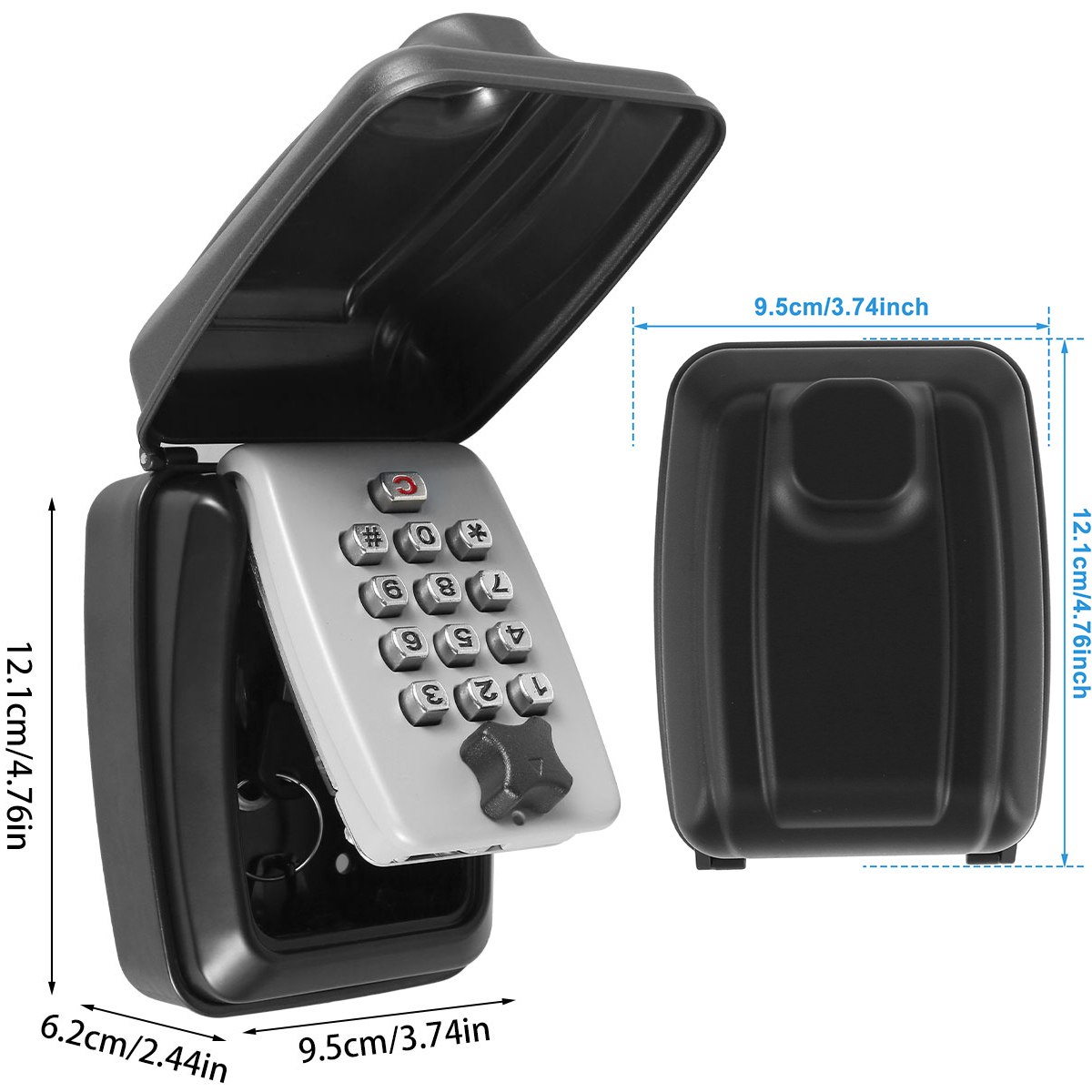 Key Lock Box Wall-Mount Secret - đánh giá và giá Home Security Brand