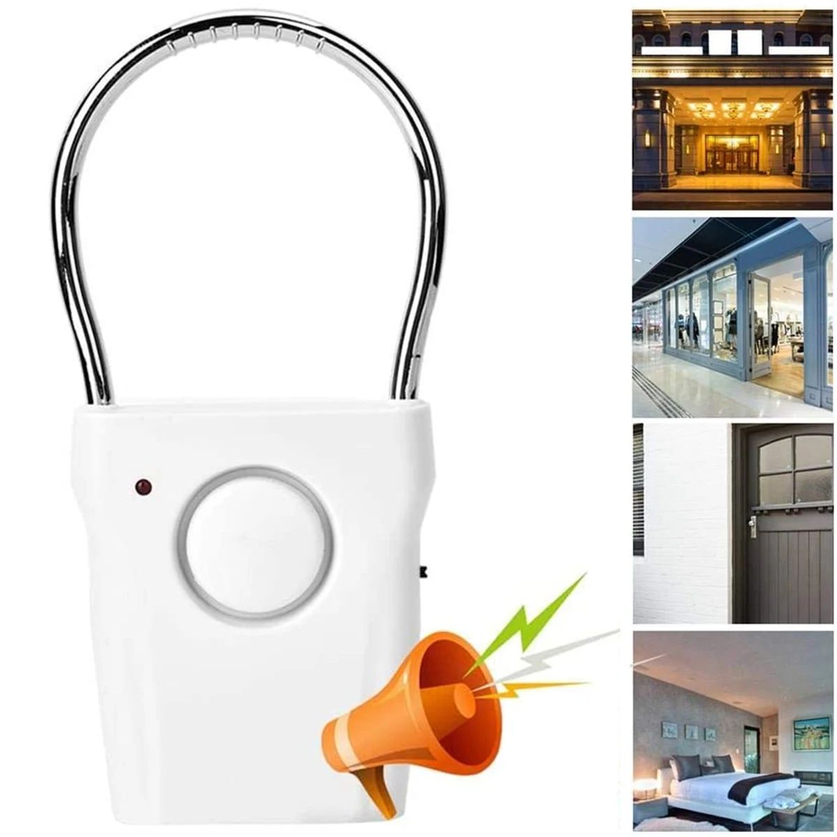Door Handle Alarm 110dB Door S - đánh giá và giá Door Wedge Alarm