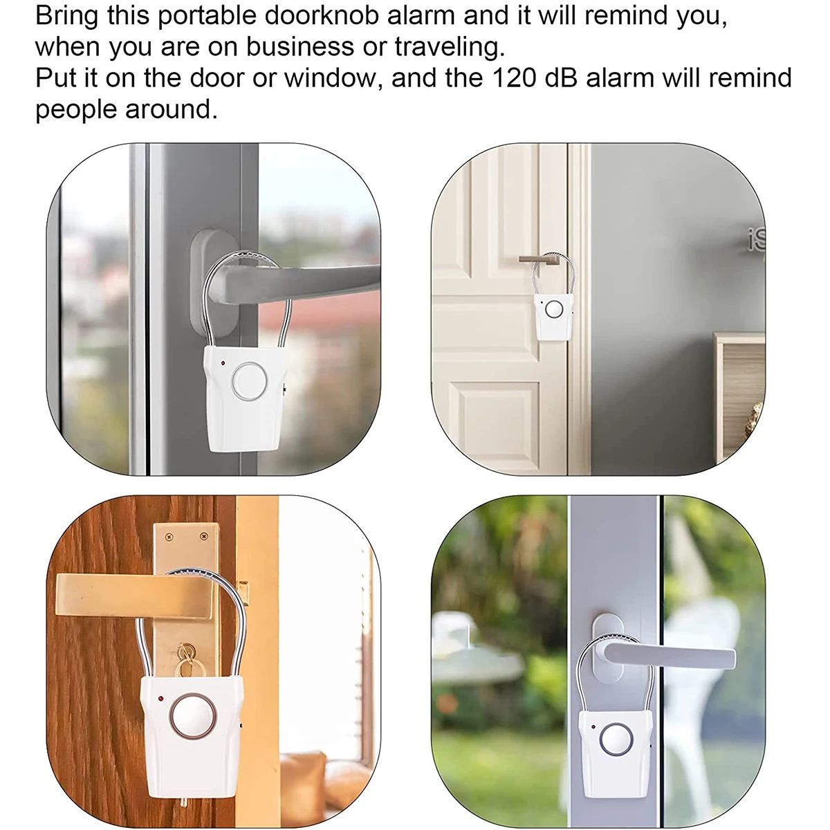 Door Handle Alarm 110dB Door S - đánh giá và giá Door Wedge Alarm