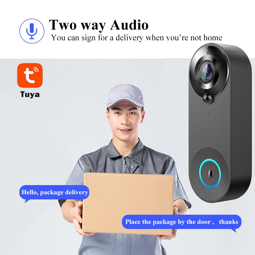Tuya 1080P Wireless WIFI Doorb - đánh giá và giá Home Security Brand