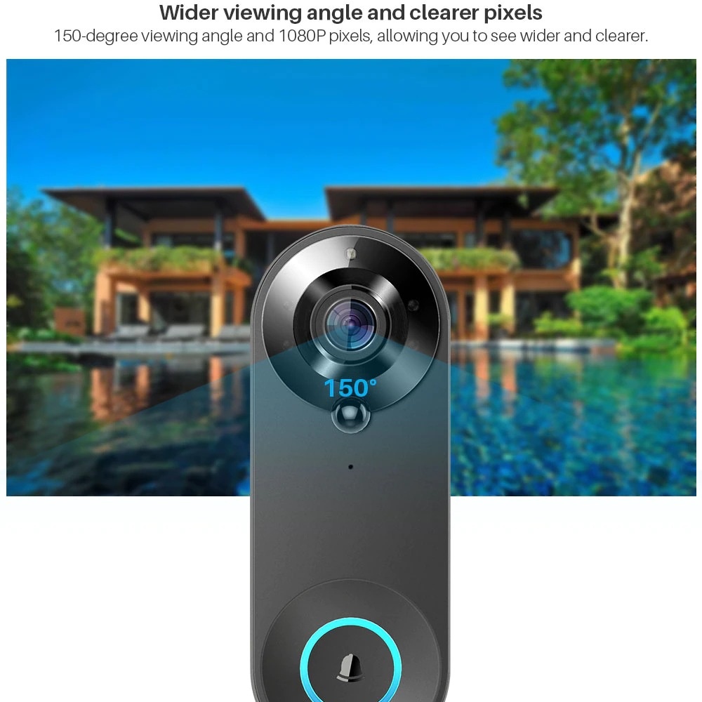 Tuya 1080P Wireless WIFI Doorb - đánh giá và giá Home Security Brand