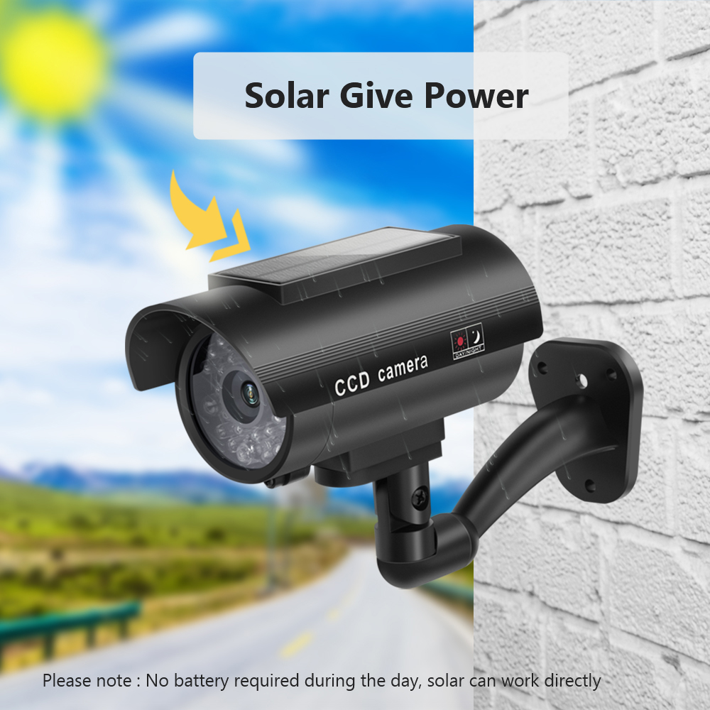 Solar Panel Dummy Surveillance - đánh giá và giá Home Security Panel