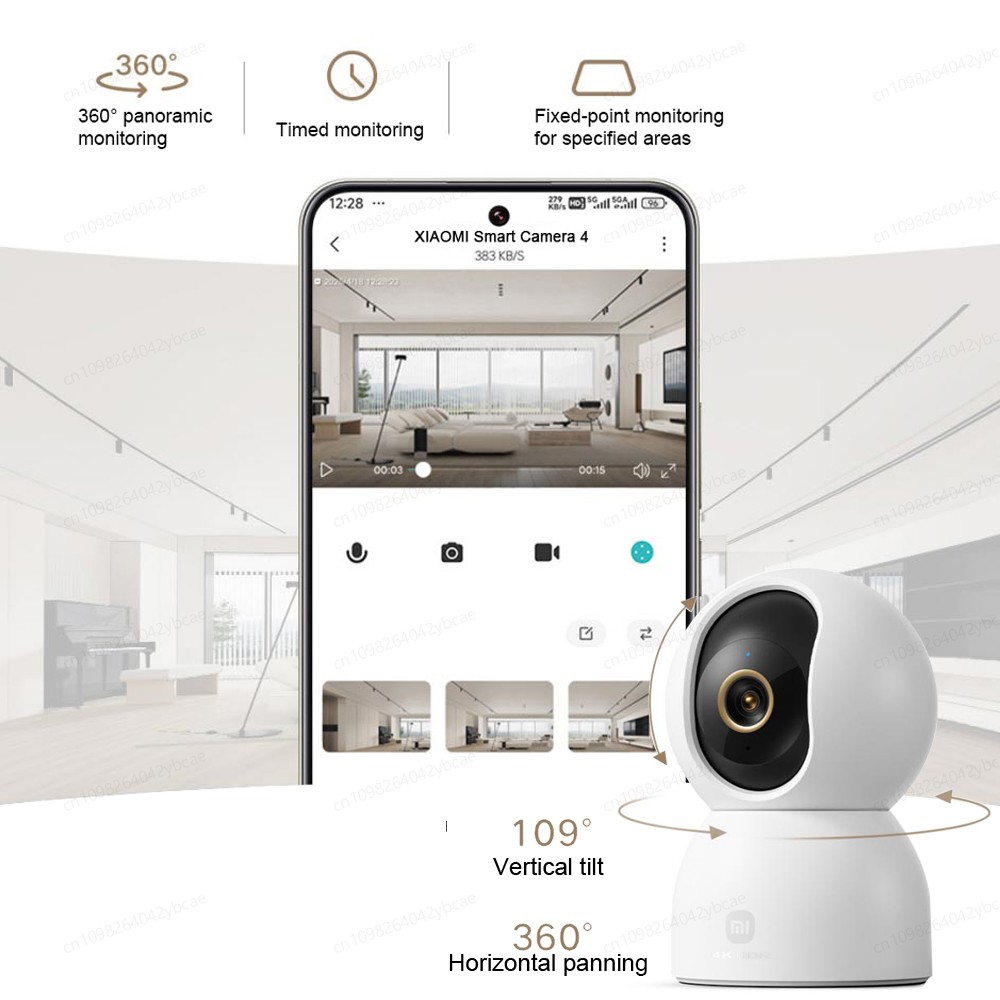 XIAOMI Smart Camera 4,Dual-ban - đánh giá và giá Home Security Camera 360 Xiaomi
