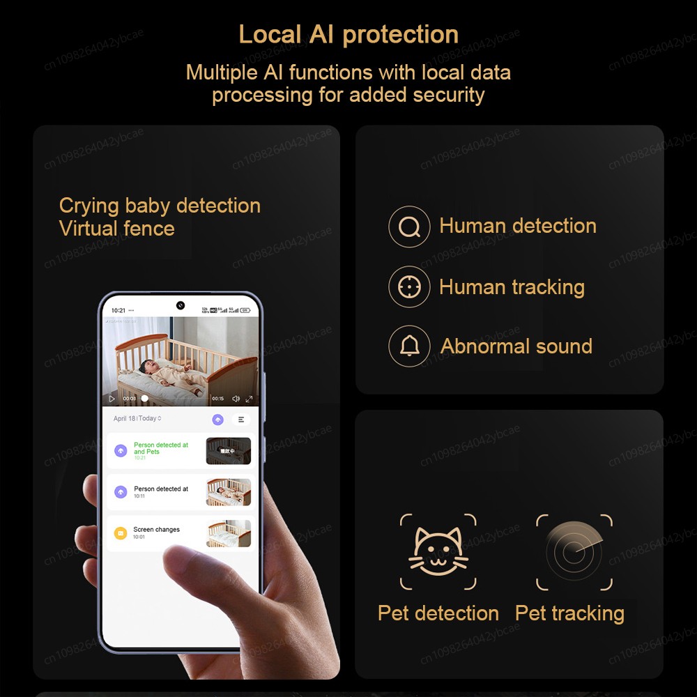 XIAOMI Smart Camera 4,Dual-ban - đánh giá và giá Home Security Camera 360 Xiaomi