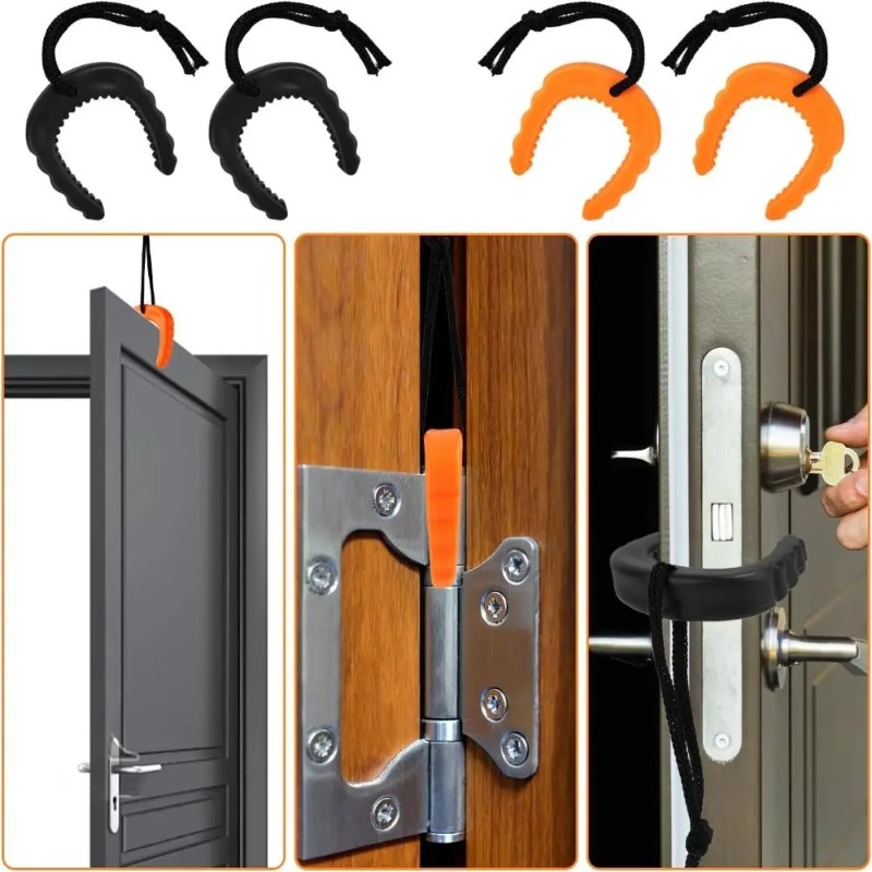 Easy to Use Rubber Door Jam Fi - đánh giá và giá Door Wedge Alarm