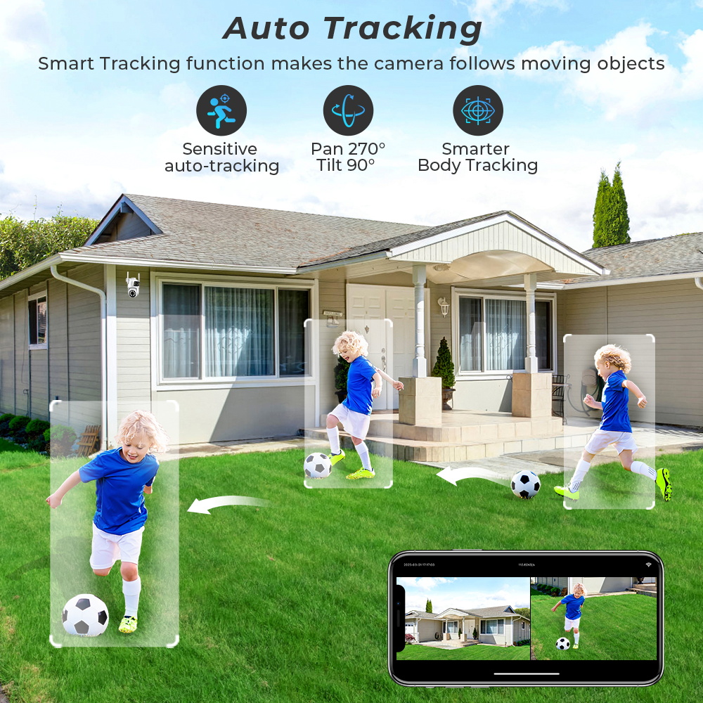 BESDER 4K 8MP Wifi Camera PTZ  - đánh giá và giá Home Security Outdoor Camera System