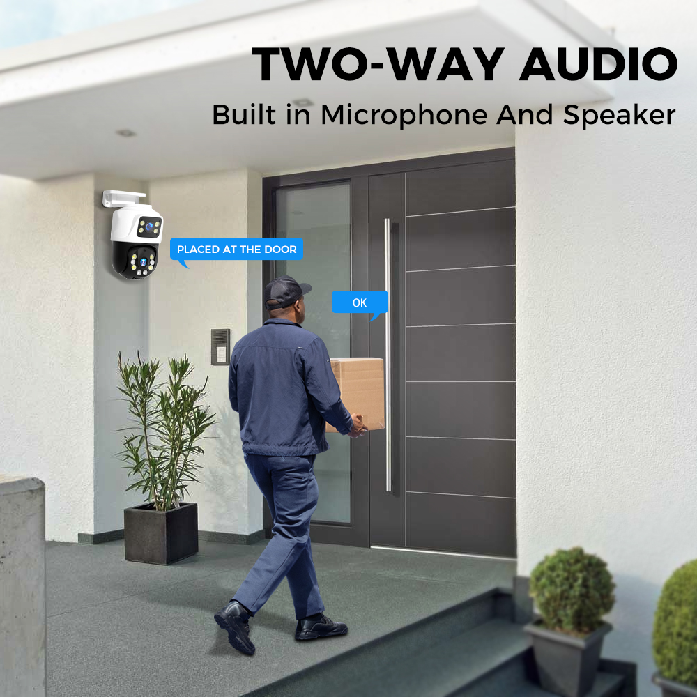 Hiseeu Dual Lens 3MP+3MP POE I - đánh giá và giá Home Security Outdoor Camera System