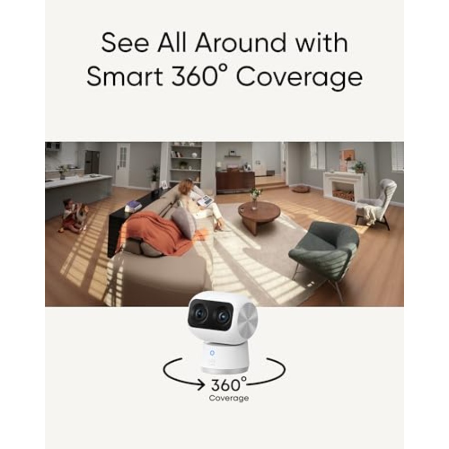 4K Indoor Cam S350 for home se - đánh giá và giá Home Security Cameras No Subscription