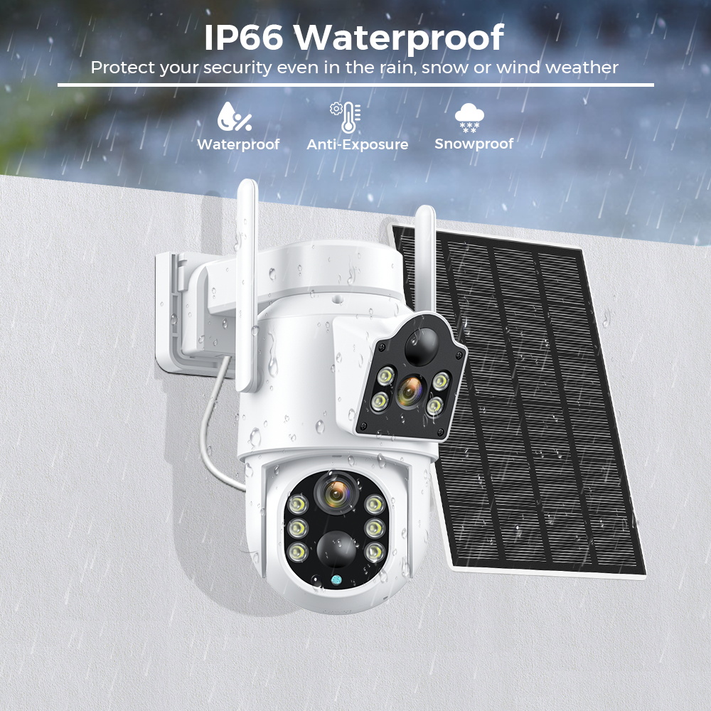 4K 8MP Solar Camera Built-in B - đánh giá và giá Home Security Outdoor Camera System