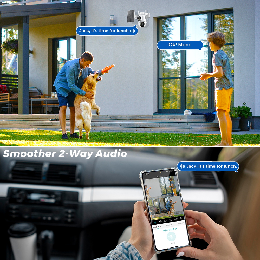 4K 8MP Solar Camera Built-in B - đánh giá và giá Home Security Outdoor Camera System