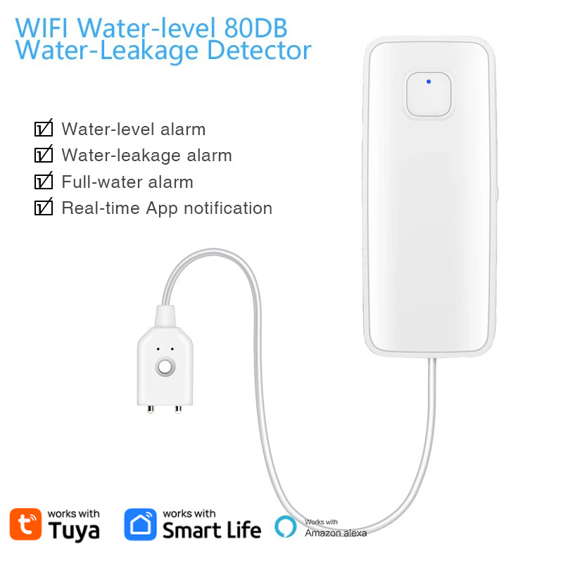 Tuya WiFi Smart Water Leak Sen - đánh giá và giá Home Security App
