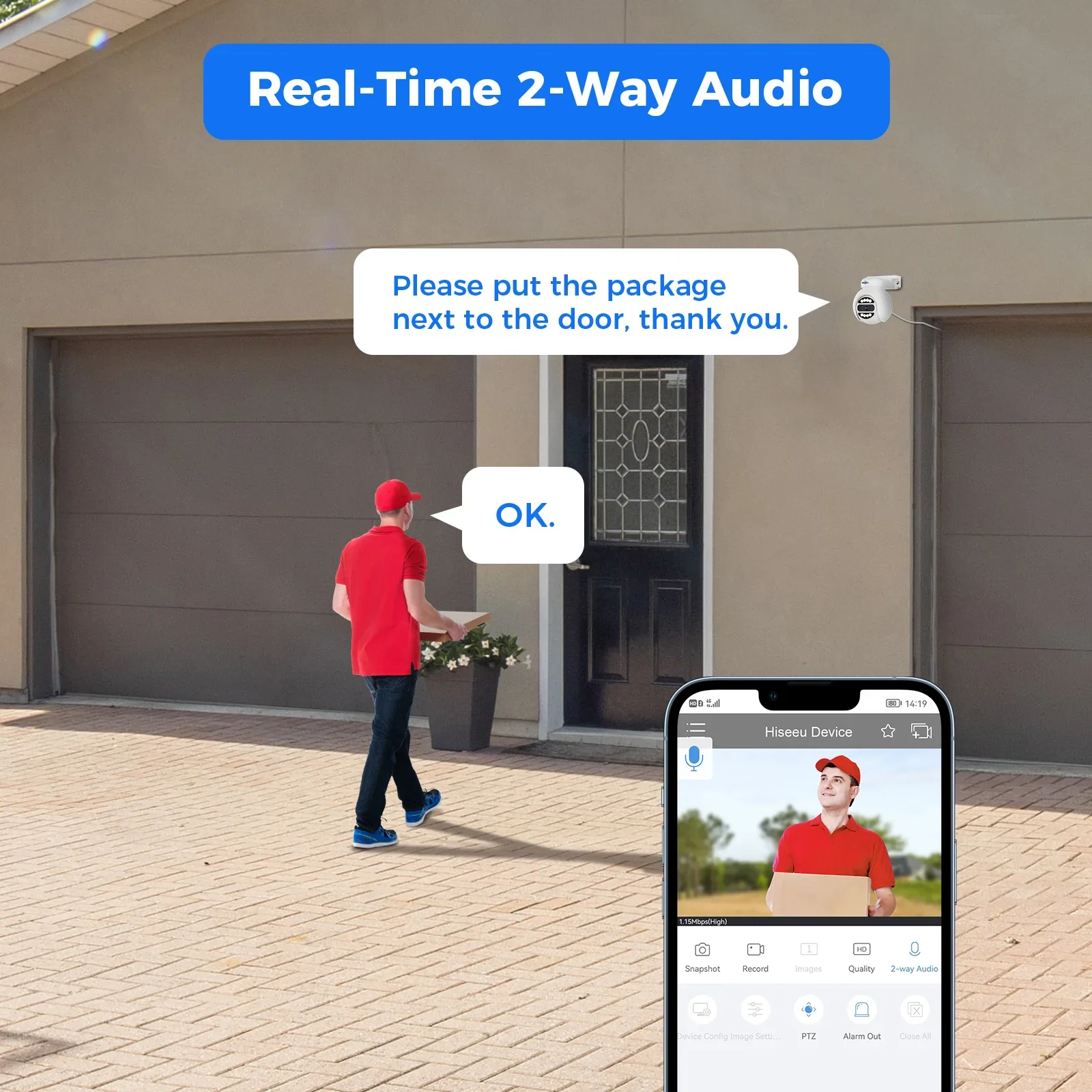 Hiseeu Automatic Tracking 5mp  - đánh giá và giá Home Security Outdoor Camera System