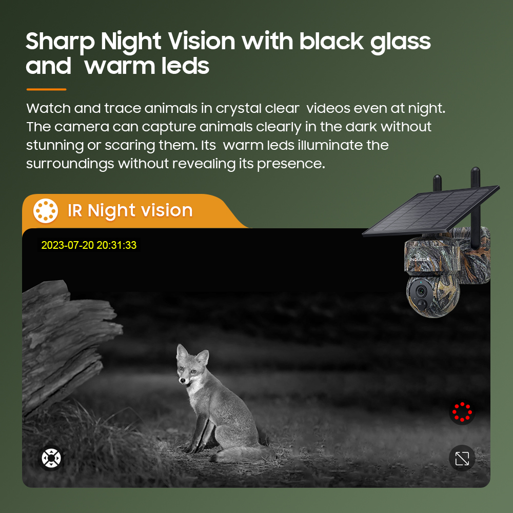 INQMEGA 5MP 4G / WIFI Solar Wi - đánh giá và giá Home Security Outdoor Camera System