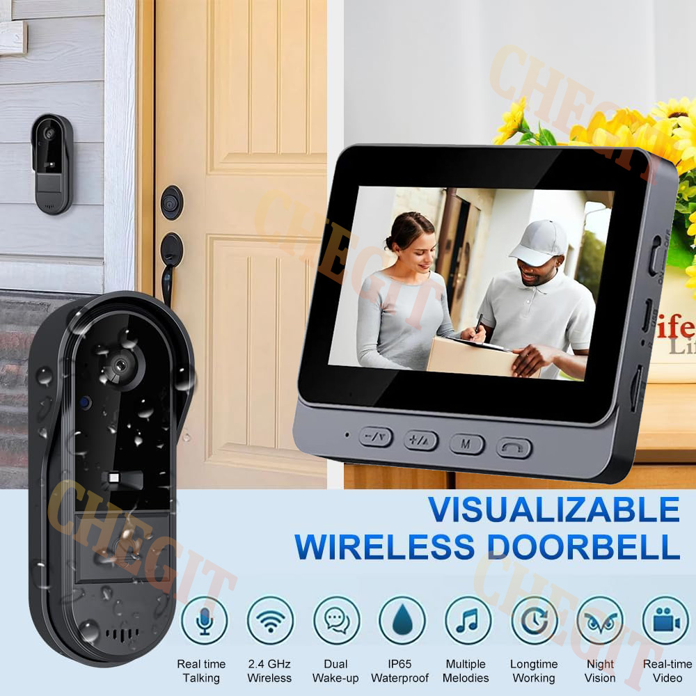 Wireless Wifi Doorbell Camera  - đánh giá và giá Home Security Brand