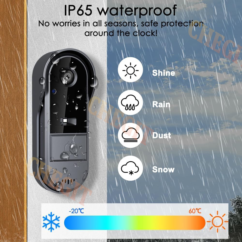 Wireless Wifi Doorbell Camera  - đánh giá và giá Home Security Brand