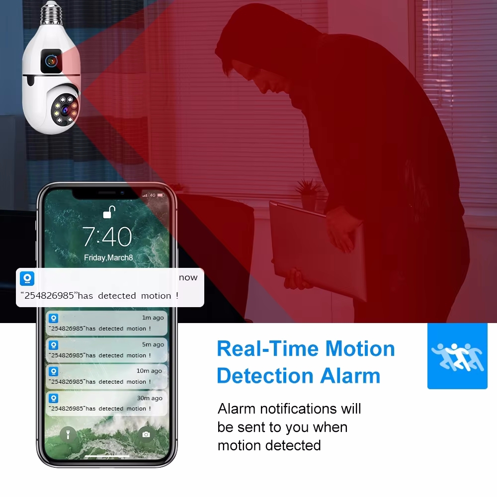2MP E27 Bulb Surveillance Dual - đánh giá và giá Home Security Outdoor Camera System