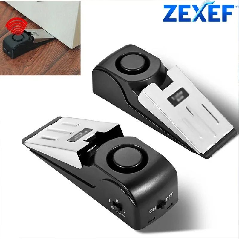 ZEXEF mini security protection - đánh giá và giá Door Wedge Alarm