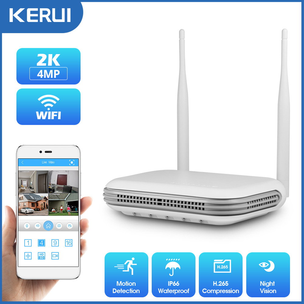 KERUI 2K 3K 4MP 8CH NVR WIFI O - đánh giá và giá Home Security Panel