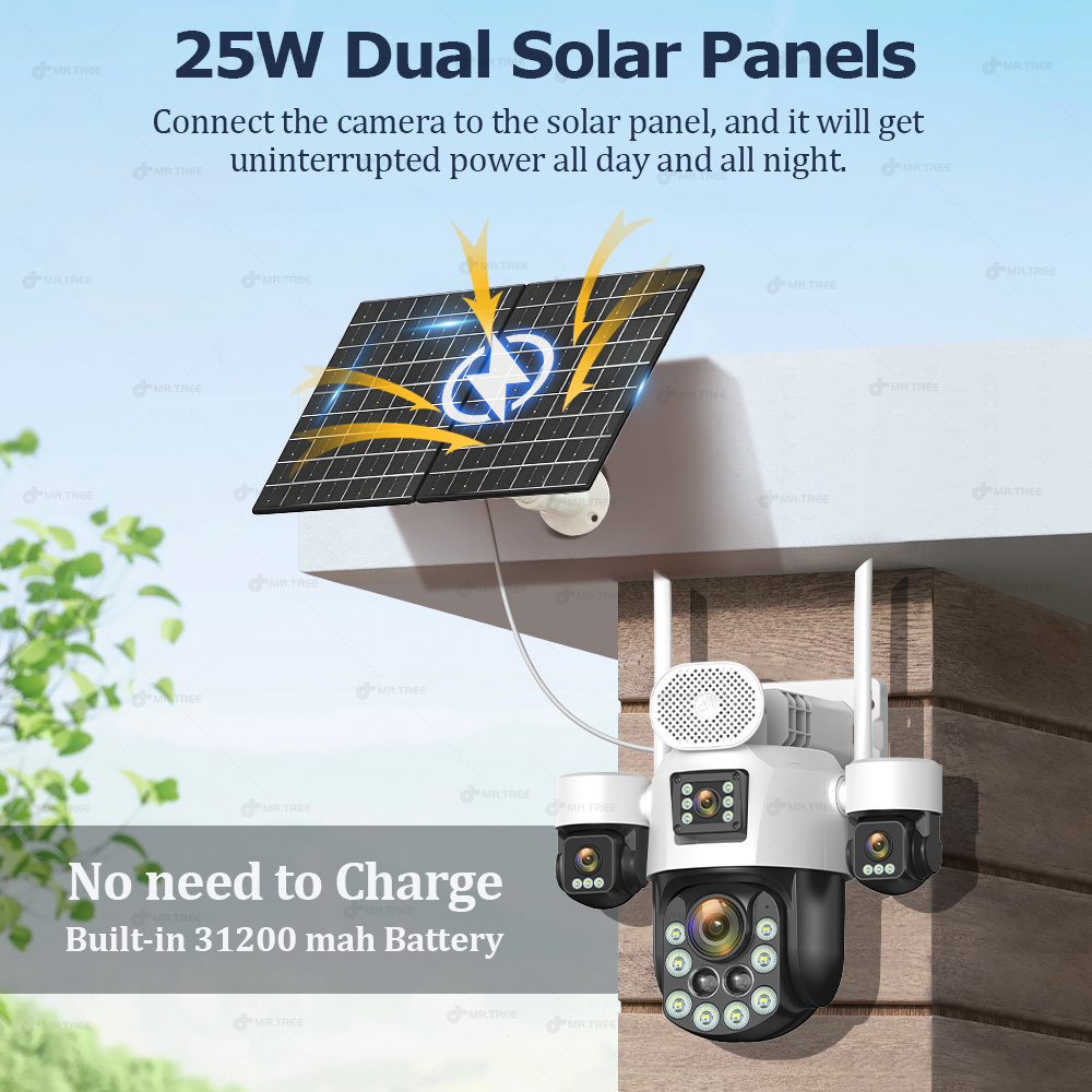 AOV Four Lens Outdoor Surveill - đánh giá và giá Home Security Panel