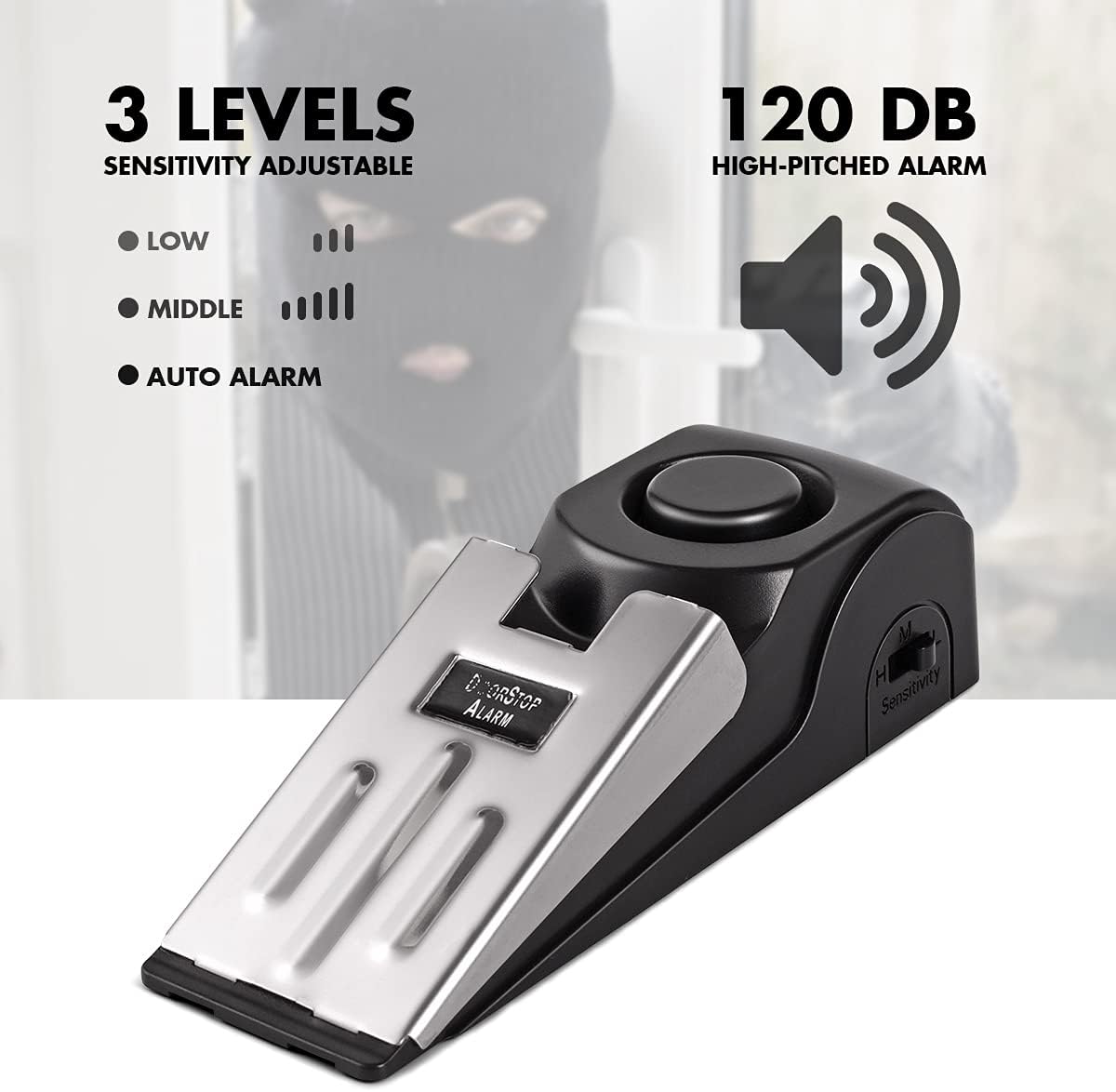 Door Stop Alarm, Door Stopper  - đánh giá và giá Door Wedge Alarm