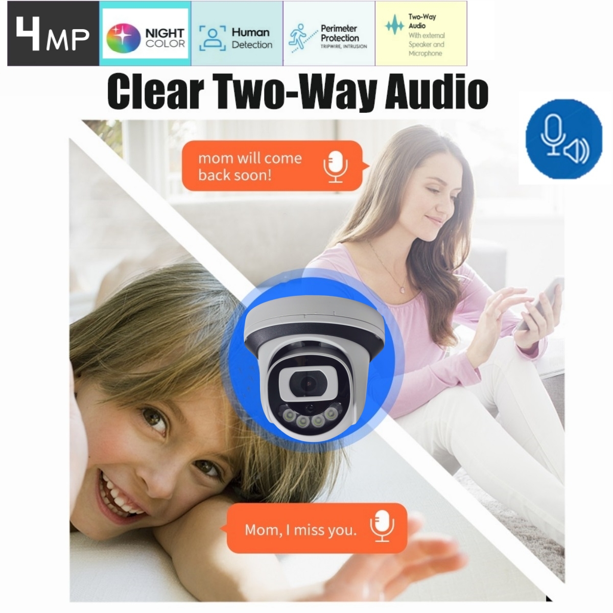 4MP WiFi Security Camera Indoo - đánh giá và giá Home Security Product