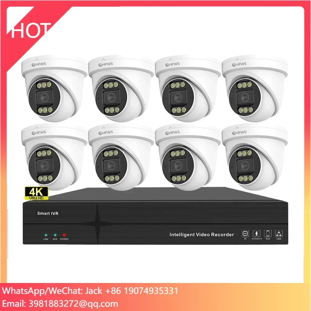 OEM 8MP 4K 25FPS PoE IP Camera - đánh giá và giá Home Security Outdoor Camera System