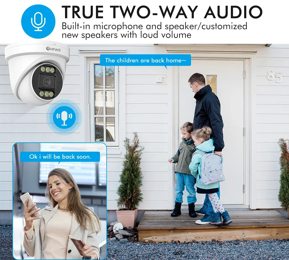 OEM 8MP 4K 25FPS PoE IP Camera - đánh giá và giá Home Security Outdoor Camera System