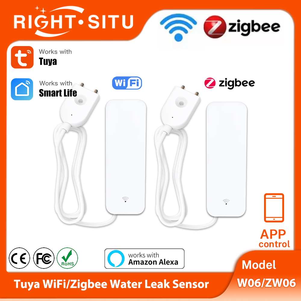 Tuya WiFi Zigbee Water Sensor  - đánh giá và giá Home Security App