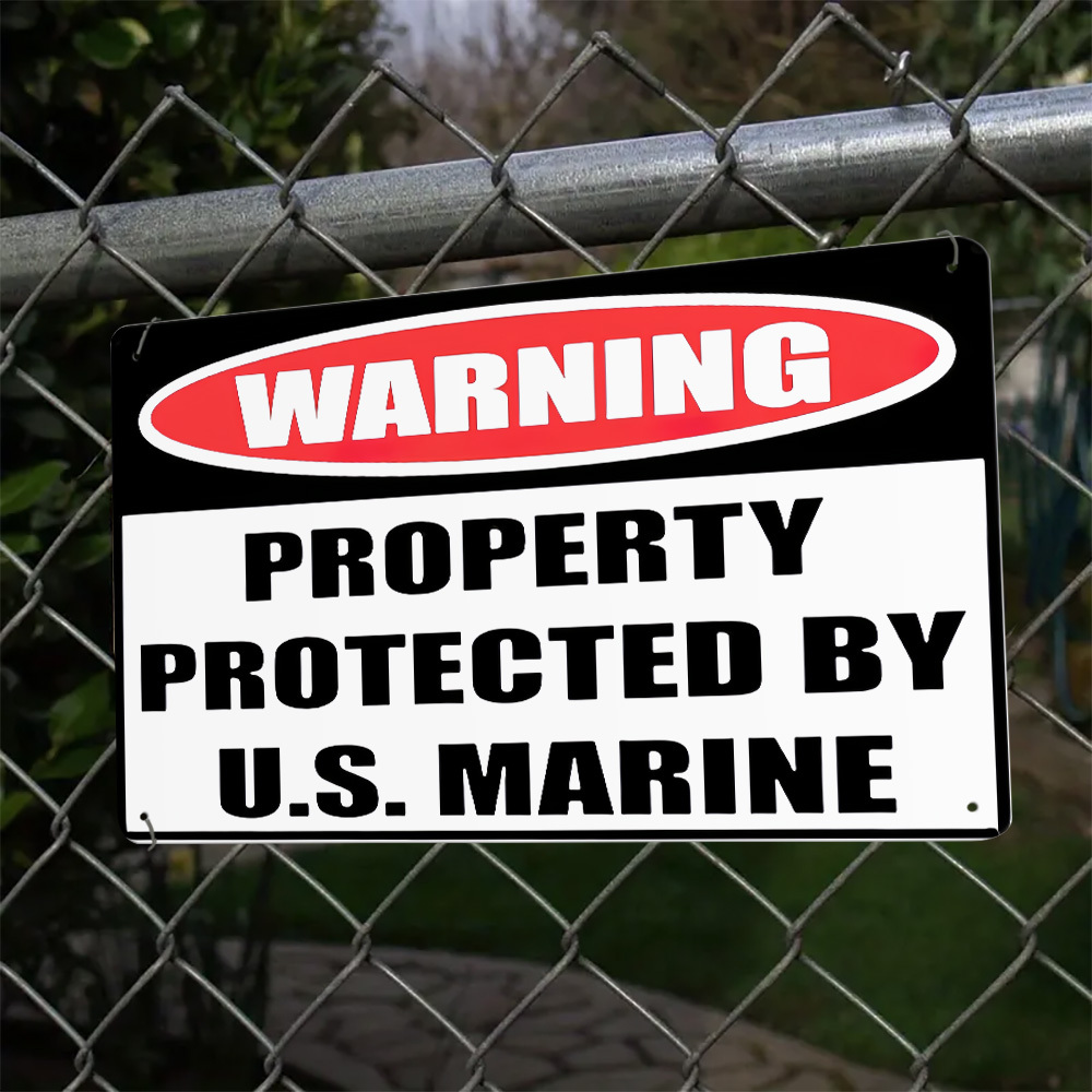 Warning Property Protected By  - đánh giá và giá Home Yard Security