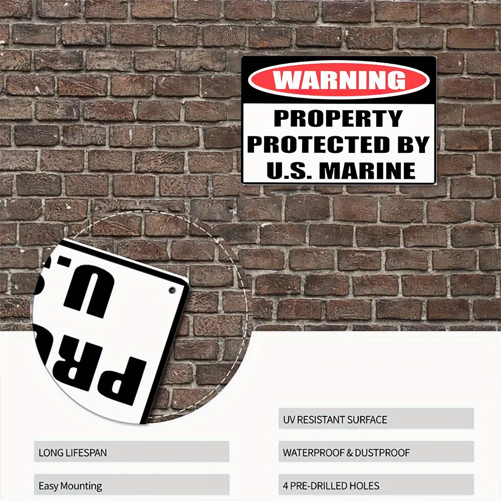 Warning Property Protected By  - đánh giá và giá Home Yard Security