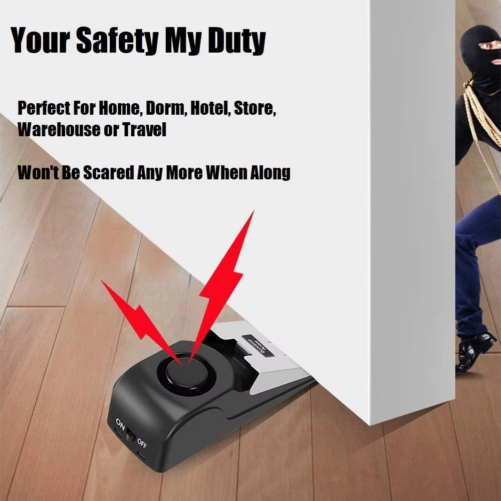 120db Wireless Stainless Steel - đánh giá và giá Door Wedge Alarm