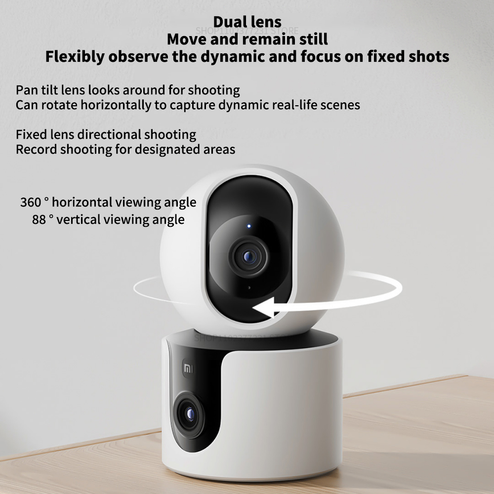 Xiaomi Smart Camera C300 Dual  - đánh giá và giá Home Security Camera 360 Xiaomi