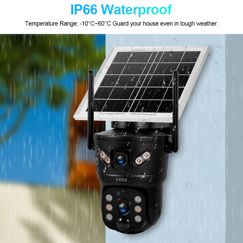KERUI Outdoor 6MP Solar Camera - đánh giá và giá Home Security Panel