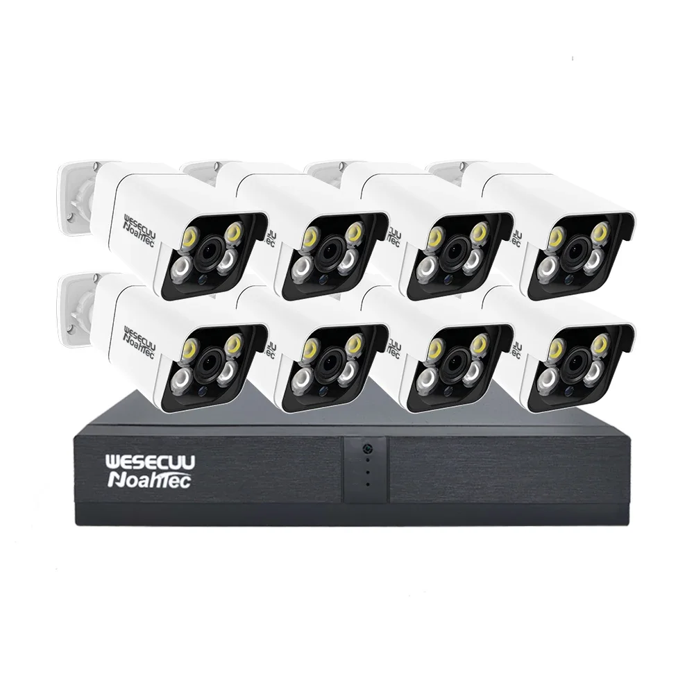 Manufacturer 5mp 4k 8mp 4 8 16 - đánh giá và giá Home Security Outdoor Camera System