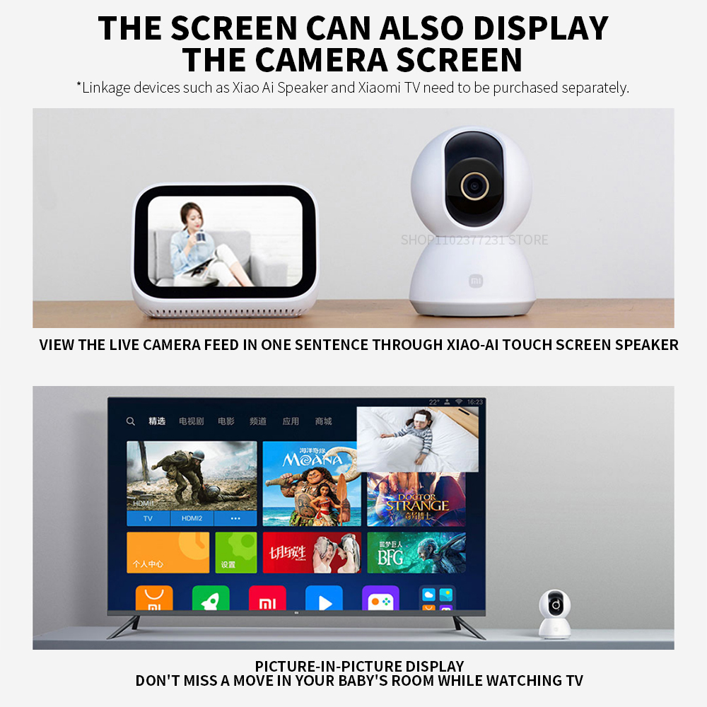 Xiaomi Smart Home Security Cam - đánh giá và giá Home Security Camera 360 Xiaomi