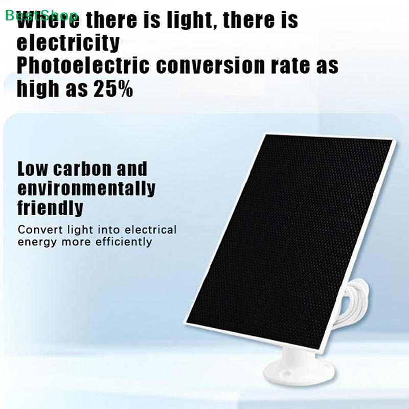 ★White 3W SolarFor Camera Outd - đánh giá và giá Home Security Panel