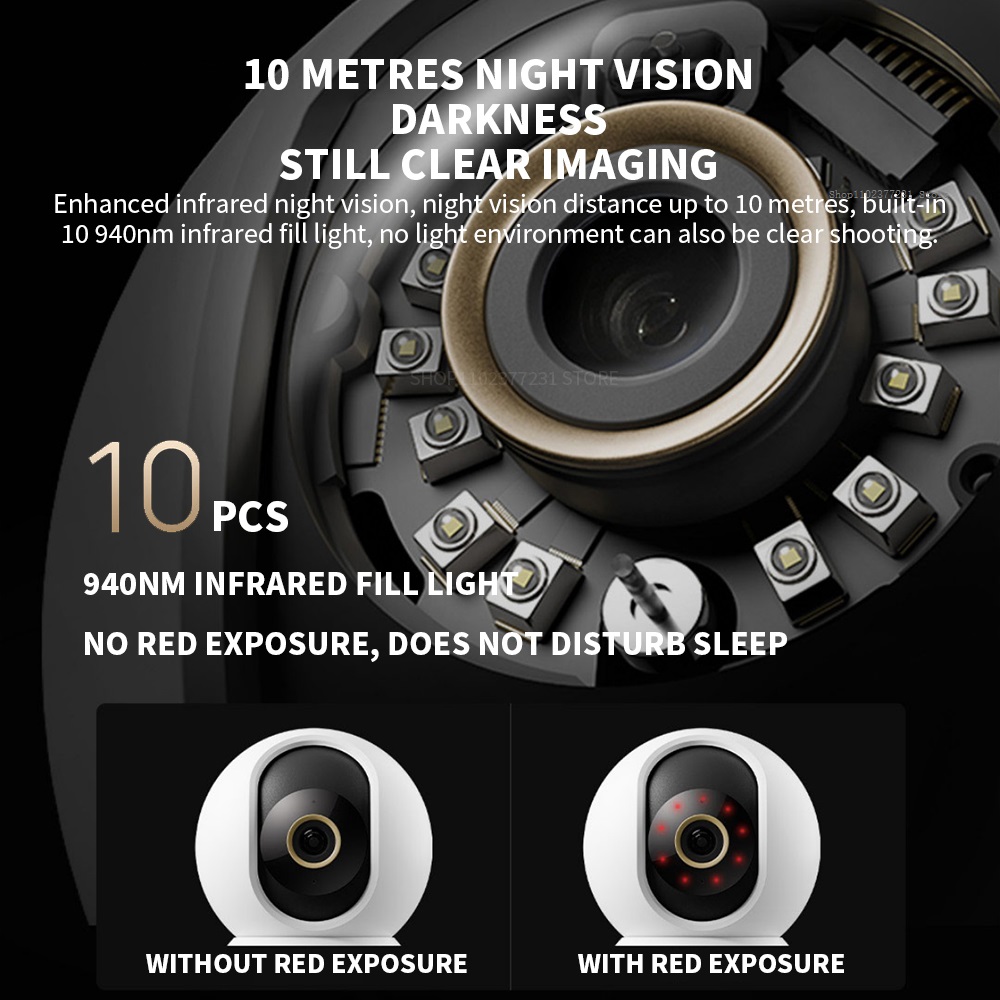 Xiaomi Smart Camera C700 4K 8  - đánh giá và giá Home Security Camera 360 Xiaomi
