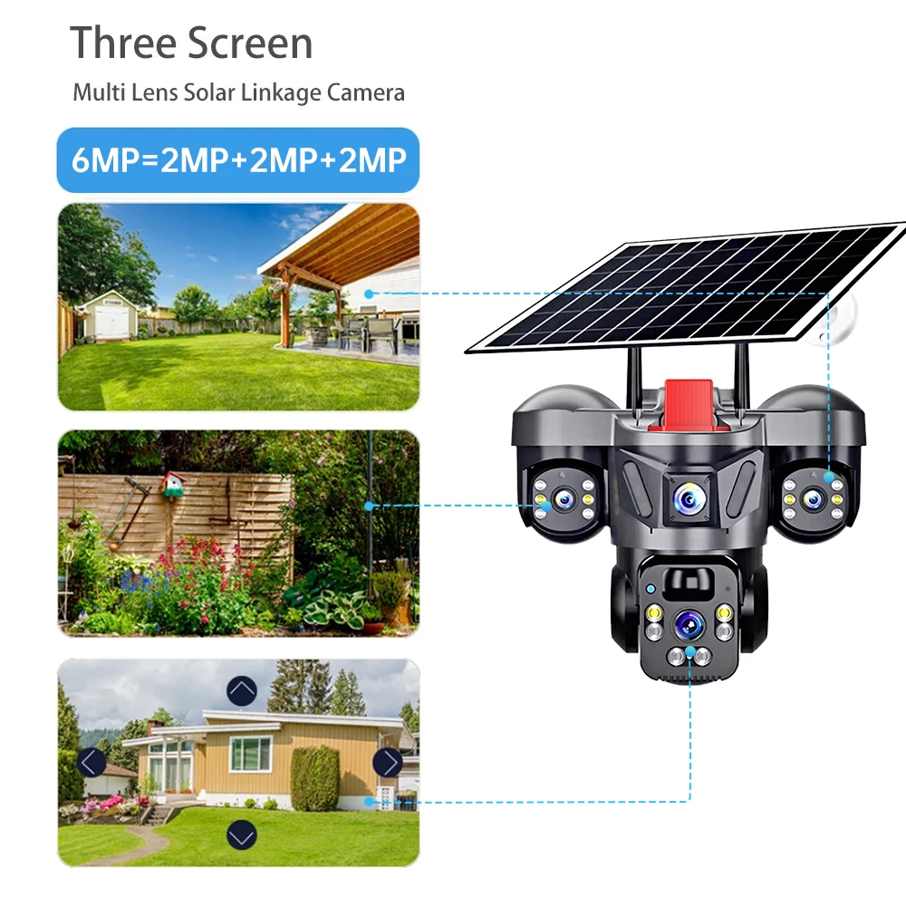 KERUI Outdoor PTZ 6MP 4G SIM W - đánh giá và giá Home Security Panel