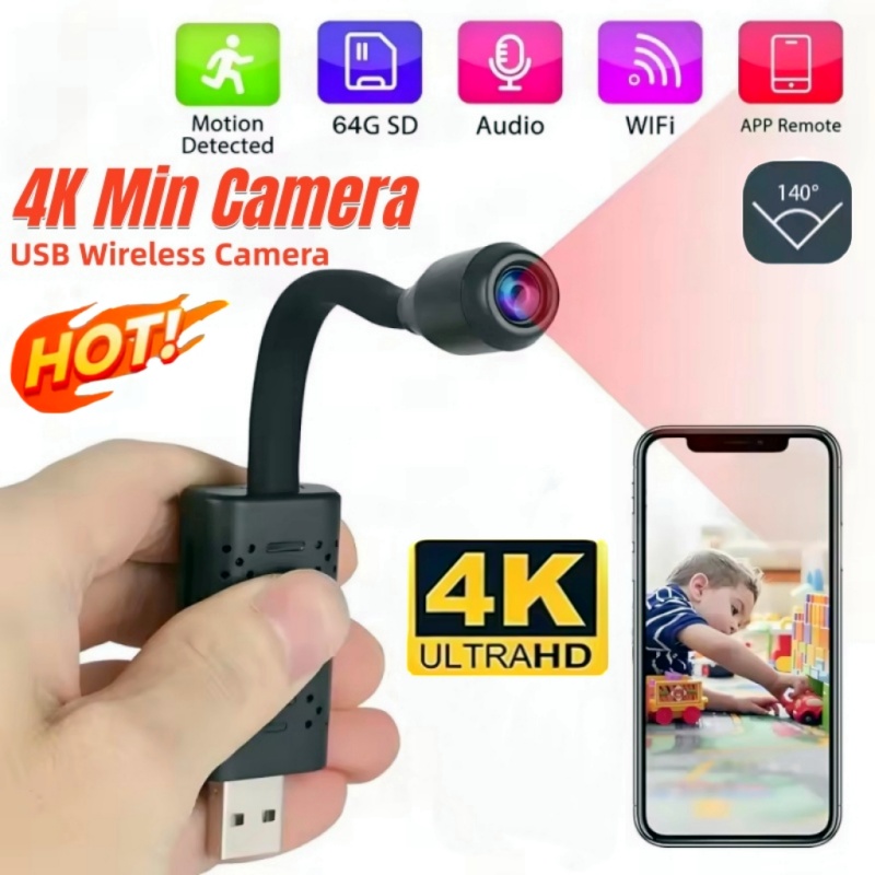 4K Mini USB WiFi Camera Portab - đánh giá và giá Home Security Tech
